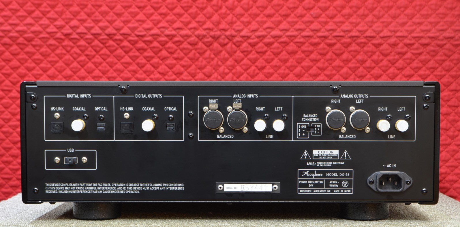 ����ʡ�Accuphase DG-58(��Ȣ����)(��������)(B5Y441)