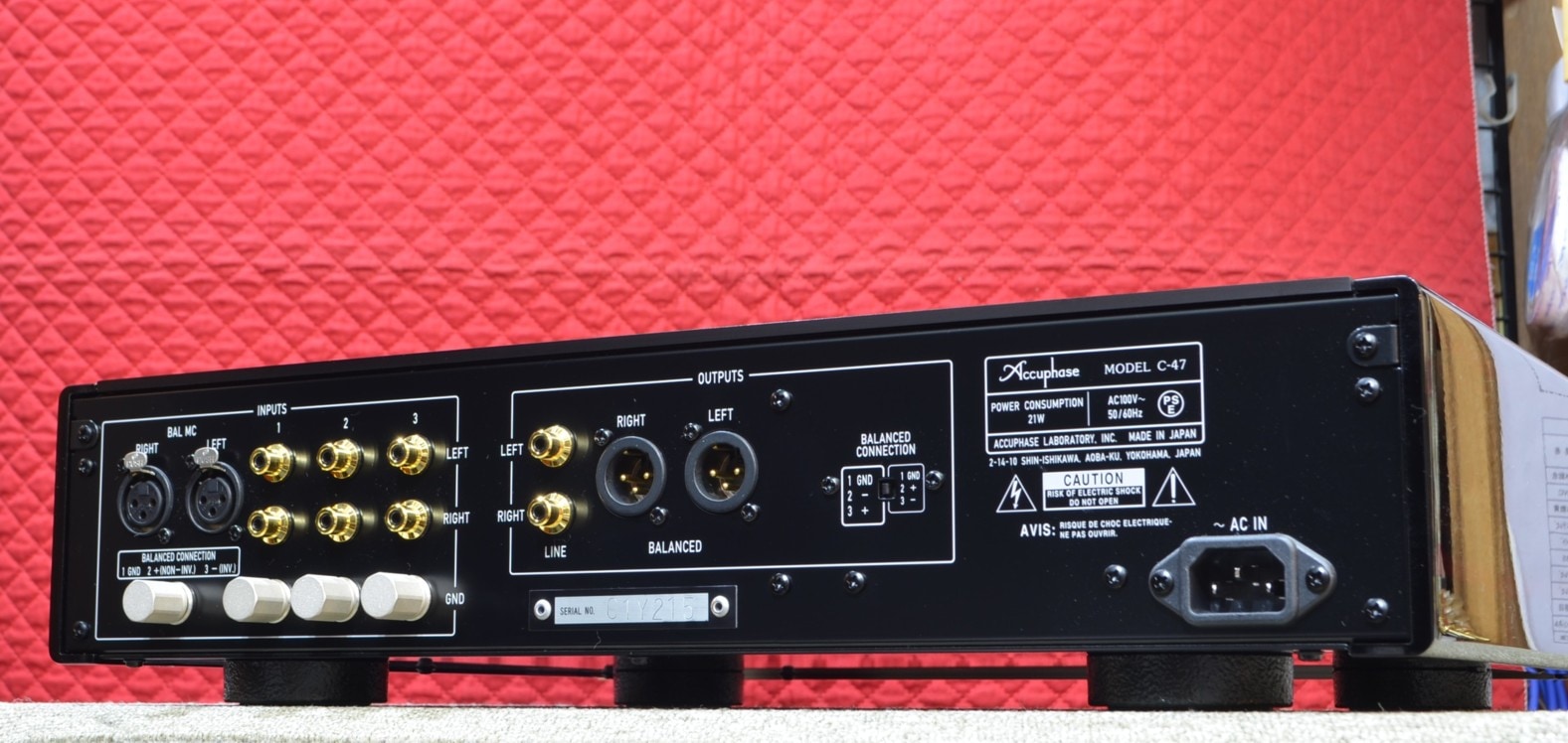 ����ʡ�Accuphase C-47(��Ȣ����)(�ե��Υ����饤����)