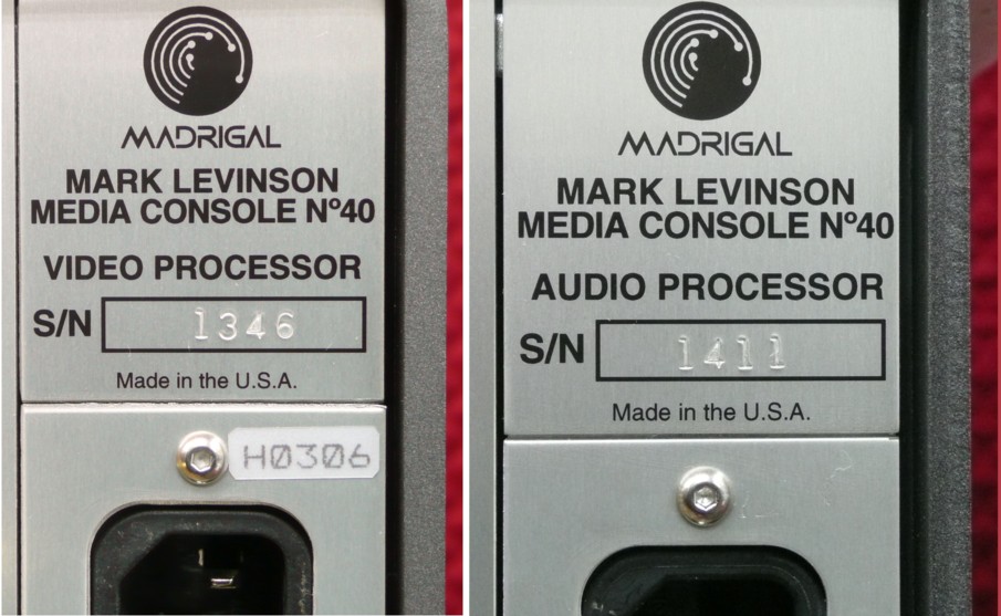 ����ʡ�MarkLevinson   No40L(AV�ץꥢ���)