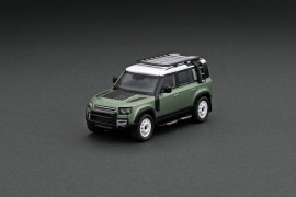 T64G-020-GR 1/64 Land Rover Defender 110 Green Metallic
