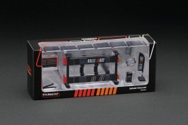 T64A-001-RLA 1/64 Garage tools set Ralliart