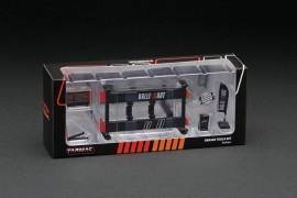 T64A-001-RLA　1/64　Garage tools set Ralliart