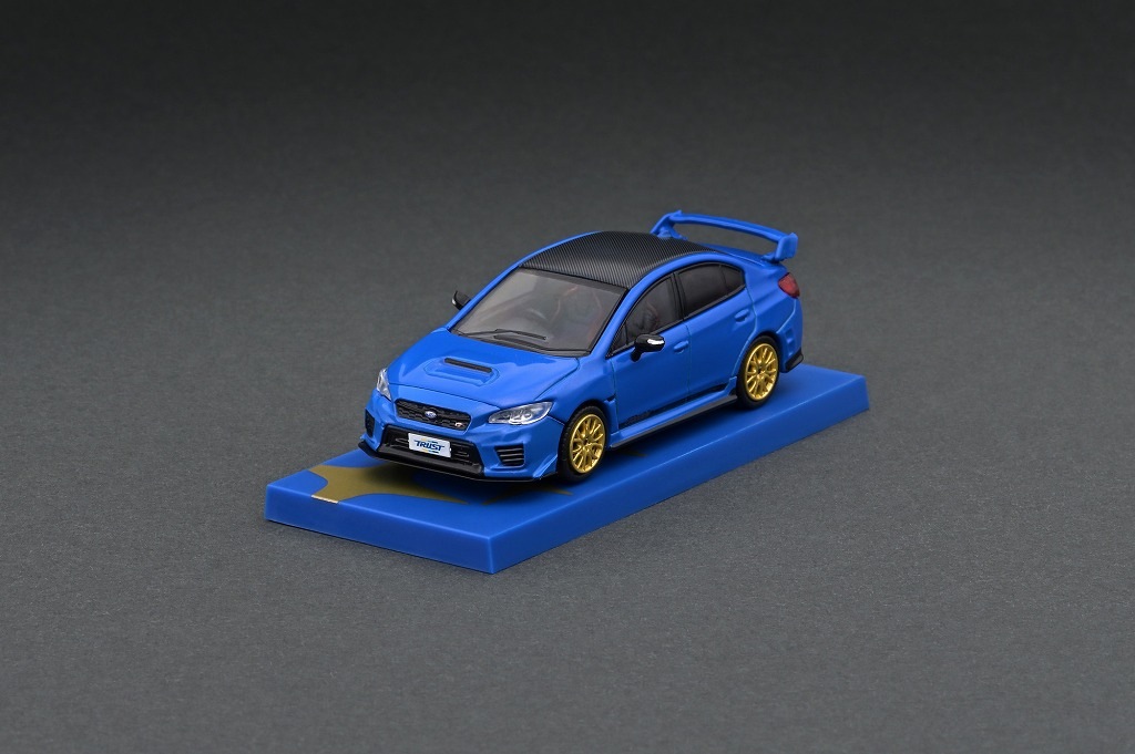 T64-016-FE　1/64 Subaru WRX STI EJ20 Final Edition Blue ※コンテナBOX付