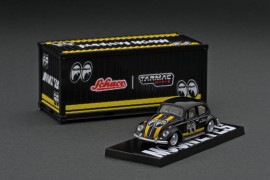 T64S-006-ME2¡¡1/64¡¡Volkswagen Beetle Mooneyes with Container