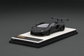 PGM-640402-1　1/64　LB LP700 Matte Black (1/64 Scale）※フル開閉機能付