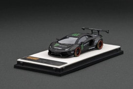 PGM-640402-2 1/64 LB LP700 Matte Black/Green (1/64 Scale)※フル開閉機能付