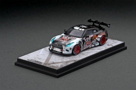 KJ64002BG　1/64　LBWK Nissan GT-R R35 Belgium GTR store edition