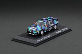 T64K-001-HKS　1/64　Nissan Skyline GT-R R32 HKS With metal oil can　※国内準備数120セット