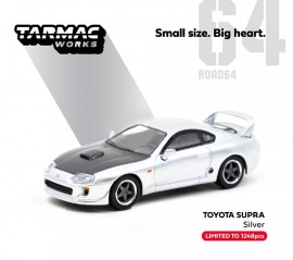 ★予約商品（再受注品）　T64-011-SG　1/64　Toyota Supra Silver