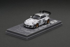 【オンラインショップ限定モデル】 T64-017-JC 1/64 RWB993 Silver Phantom ※China Special Edition