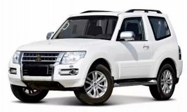 TK-MH002WE 1/18 2017 Mitsubishi Pajero V87 (3 Doors) Pearl White