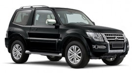 TK-MH002BK　1/18　2017 Mitsubishi Pajero V87 (3 Doors) Black Metallic