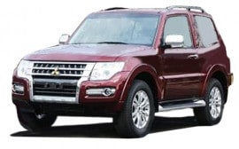 TK-MH002RM　1/18　2017 Mitsubishi Pajero V87 (3 Doors)Deep Red Mica