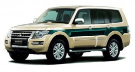 TK-MH004BI 1/18 2017 Mitsubishi Pajero V93 (5 Doors) Green/Gold