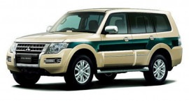 TK-MH004BI　1/18　2017 Mitsubishi Pajero V93 (5 Doors) Green/Gold