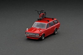 T64G-026-RE　1/64　Datsun Bluebird 510 Wagon Red