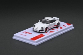 T64-037-WHT 1/64 RWB 964 White / Red stripe Ducktail