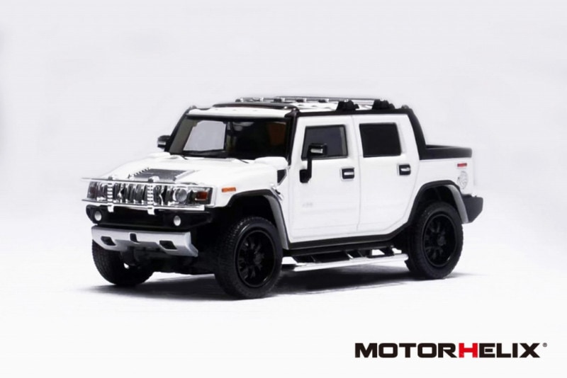 ★予約商品　MOTORHELIX　TK-MD6401BPW　1/64 Hummer H2-SUT　Pearl White