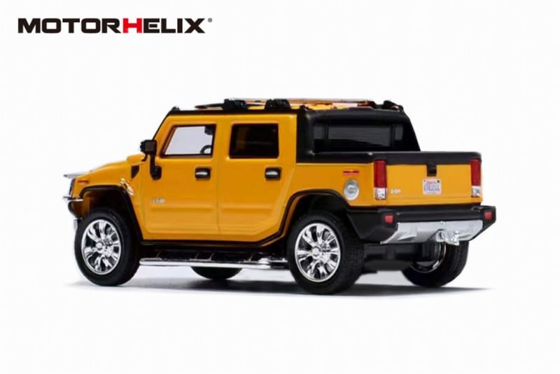 ★予約商品　MOTORHELIX　TK-MD6401BMY　1/64 Hummer H2-SUT　Metallic Yellow