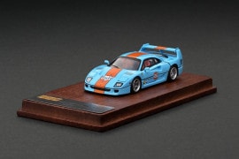 PGM　PGM-640602　1/64 F40 LM Light Blue/Orange ※フル開閉機能付