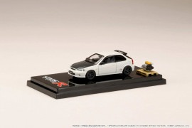 ★予約商品 HobbyJAPAN HJ642016EW 1/64 Honda CIVIC Type R (EK9) /エンジンディスプレイモデル付 カスタムバージョン チャンピオンシップホワイト