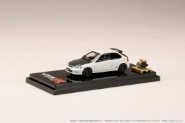 ★予約商品　HobbyJAPAN　HJ642016EW  1/64　Honda CIVIC Type R (EK9) /エンジンディスプレイモデル付 カスタムバージョン チャンピオンシップホワイト