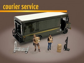 TARMACWORKS AD-76495MJ 1/64 Figure Set - Courier Service