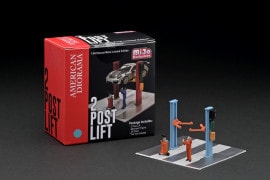 【オンラインショップ限定モデル】 AD-38379MJ 1/64 2 Post Lift Light Blue, MIJO Exclusives