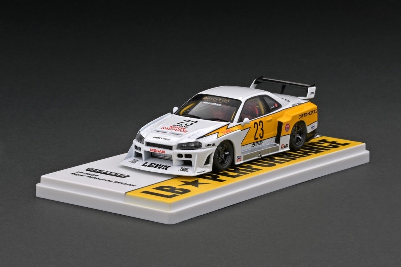 TARMAC WORKS　T43-021-WHT　 1/43  LB-ER34 Super Silhouette SKYLINE White