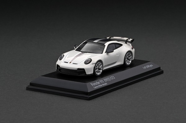 MINICHAMPS64　643061009　1/64　Porsche 911 GT3 (992) 2021 - CARRERA WHITE METALLIC