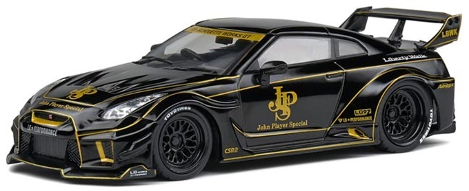 ★予約商品　SOLIDO　S4311201　1/43　日産 GT-R (R35) LB シルエット JPS (ブラック)