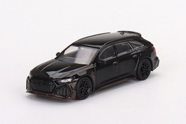 ★予約商品　MINI-GT　MGT00514-L　1/64　ABT アウディ RS 6 Johann Abt  シグネチャーエディション ブラック(左ハンドル)