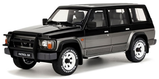 ★予約商品　OttO mobile　OTM993　1/18　日産 パトロール GR 1992 (ブラック/グレー) 世界限定 3,000個