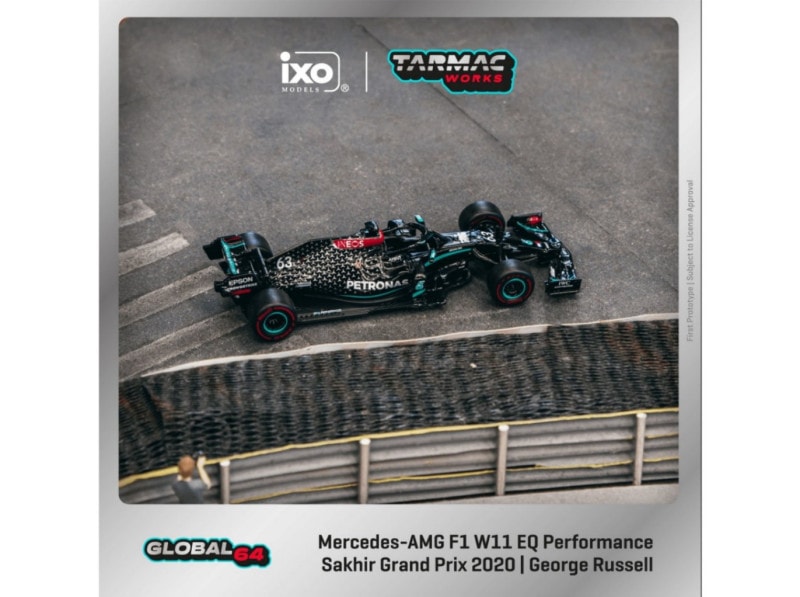 TARMACWORKS　T64G-F036-GR1　1/64　Mercedes-AMG F1 W11 EQ Performance Sakhir Grand Prix 2020