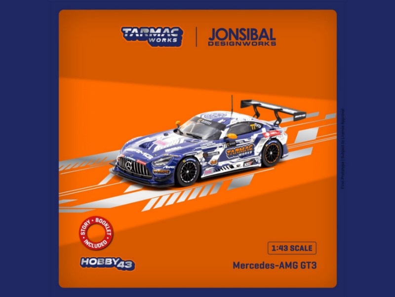 TARMACWORKS　T43-023-22MGP77　1/43　Mercedes-AMG GT3 Macau GT Cup 2022 Winner Craft-Bamboo Racing