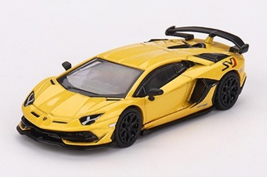 ★予約商品　MINI-GT　MGT00563-R　1/64　ランボルギーニ アヴェンタドール SVJ Giallo Orion(イエロー)(右ハンドル)