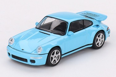 ★予約商品　MINI-GT　MGT00562-L　1/64　RUF CTR アニバーサリー バイエルン ヒンメルブラウ (スカイブルー)(左ハンドル)