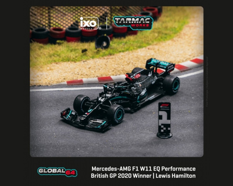 TARMACWORKS　T64G-F036-LH4　1/64　Mercedes-AMG F1 W11 EQ Performance British Grand Prix 2020 Winner