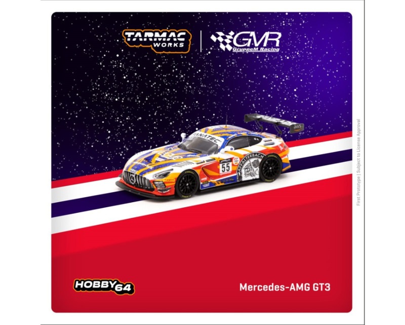 TARMACWORKS　T64-062-22SPA55　1/64　Mercedes-AMG GT3 24 Hours of SPA 2022 GruppeM Racing