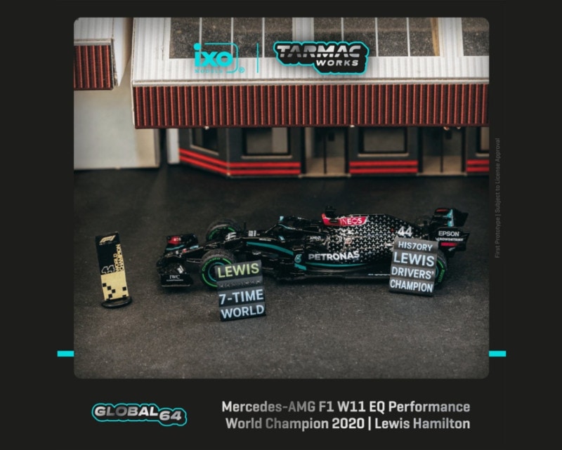 TARMACWORKS　T64G-F036-LH3　1/64　Mercedes-AMG F1 W11 EQ Performance Turkish Grand Prix 2020 Winner World Champion 2020