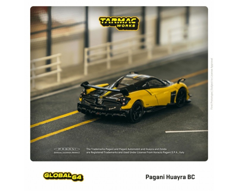 TARMACWORKS　T64G-TL014-YL　1/64　Pagani Huayra BC Giallo Limone