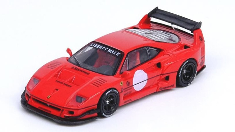 ★予約商品　INNO MODELS　IN64-F40LBWK-RED　1/64　LB-WORKS F40 レッド