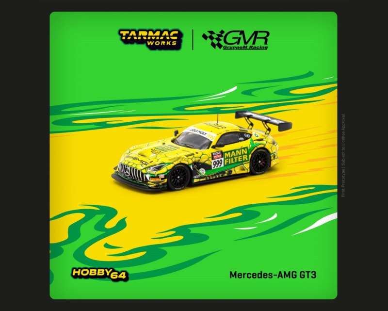 TARMACWORKS　T64-062-23BH999　1/64　Mercedes-AMG GT3 Bathurst 12 Hour 2023 GruppeM Racing