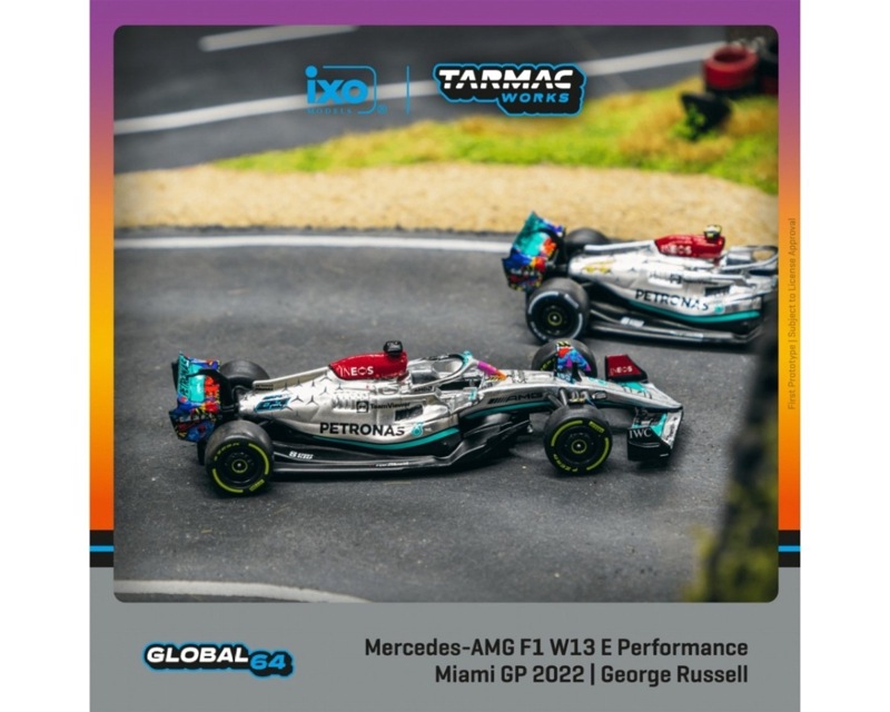 TARMACWORKS　T64G-F044-GR2　1/64　Mercedes-AMG F1 W13 E Performance Miami Grand Prix 2022