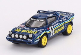 ※発売中止※　MINI-GT　MGT00648-L　1/64　ランチア ストラトス HF モンテカルロラリー 1981 #4 (左ハンドル)