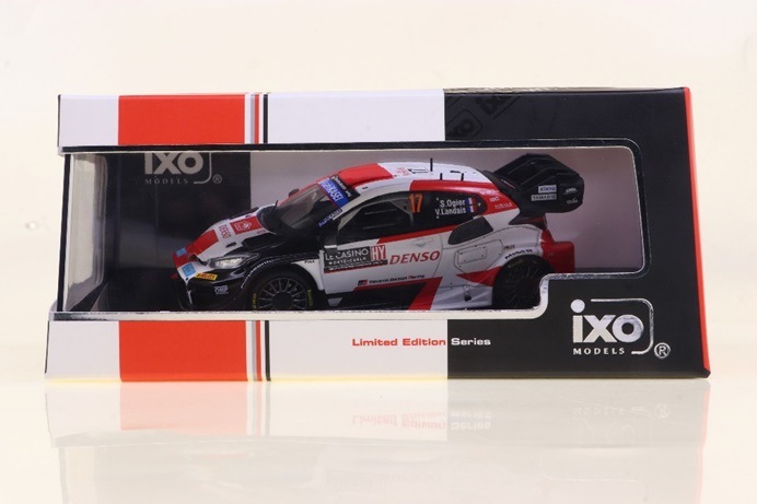 ★予約商品　IXO　RAM897SP　1/43　トヨタ GR ヤリス RALLY1  2023年モンテカルロラリー優勝  #17 S.Ogier/V.Landais  スペシャルパッケージ