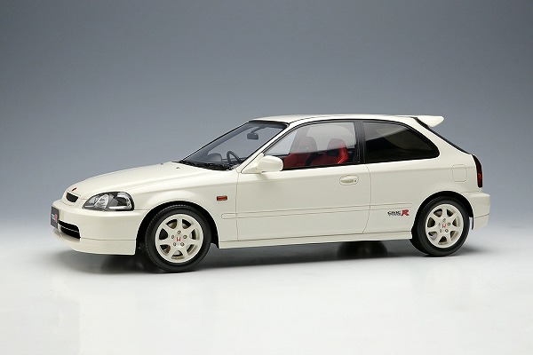 ★予約商品　EIDOLON　EML115A　1/18　Honda Civic TYPE R (EK9) 1997 チャンピオンシップホワイト