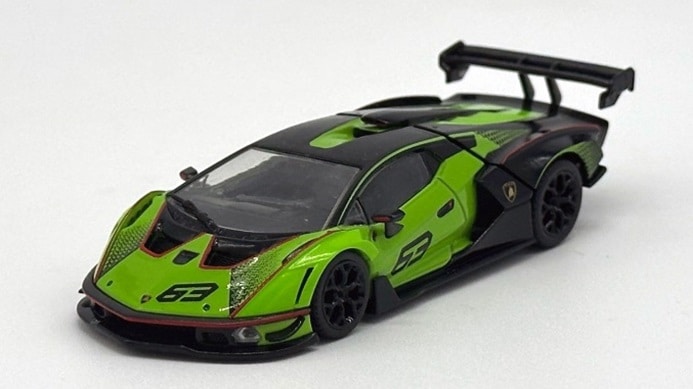 ★予約商品　Hung Hing Toys　HS004-01　1/64　ランボルギーニ・エッセンサ SCV12 (Verde Silvans)