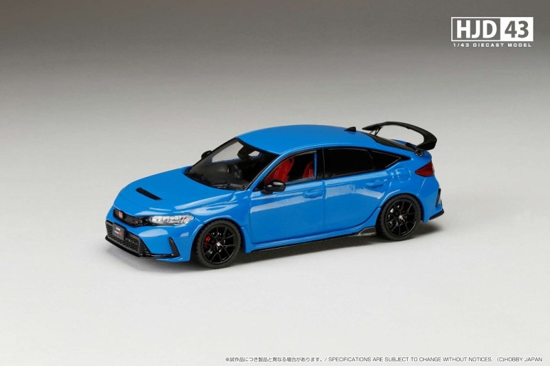 ★予約商品　HobbyJAPAN　HJD431001BL　1/43　ホンダ シビック TYPE R (FL5) レーシングブルーパール