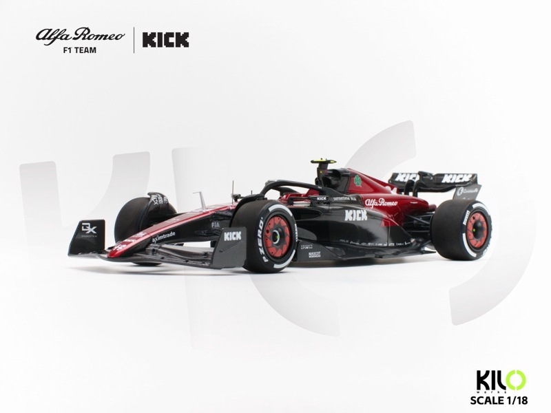KILOWORKS　1080-02　1/18　Alfa Romeo Sauber F1 C43 Guanyu Zhou #24 Australian Grand Prix